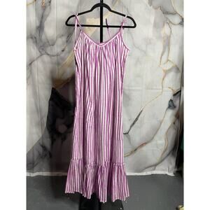 Emerson Fry India Collection Lavender Purple Striped Sundress XS/S